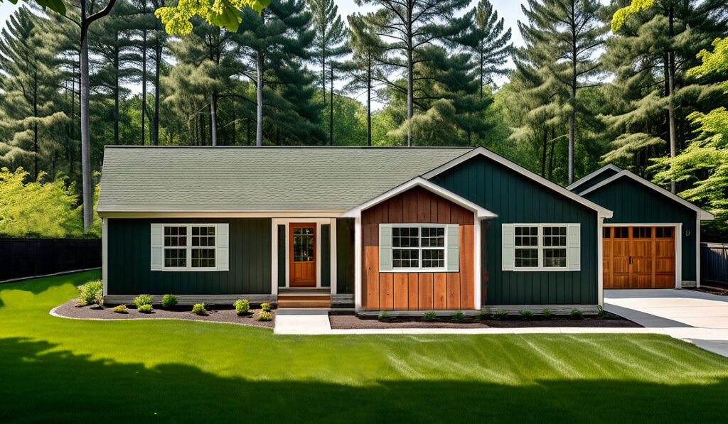 Hermon Ranch Building Plan Front Facade
